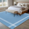 thumbnail image 4 of Dusty Blue Large Area Rugs 6x9 ft Solid Color Washable Rug Non Slip Indoor Carpet Absorbent Floor Mat for Living Room Bedroom Dining Room, 4 of 9