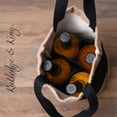 thumbnail image 4 of Rutledge & King Reusable Wine Bag - Wine Tote for Wine Bottles - (Black, 2 Pack), 4 of 6