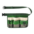 thumbnail image 2 of Bolsas para cinturón de herramientas de jardinería, riñonera de tela Oxford para jardín, bolsa colgante para herramientas de limpieza, liberación rápida, 2 of 7