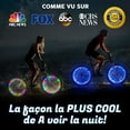 thumbnail image 3 of Jinsinto LED Bike Wheel Light Kit with Battery for 100% Brightness and All Angle Visibility for Ultimate Safety (Blue), 3 of 5