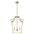 thumbnail image 2 of Hunter - Laurel Ridge 4-light Alturas Gold, Medium Size Pendant Light, Dimmable, Formal Style, Lantern Shaped, for Bedrooms, Dining, Living Rooms - 19069, 2 of 8