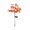 Yellow, variant on Solar Powered Maple Leaf Branch Stake Light with 20 LEDs, Warm White & Multicolor Optional Waterproof Outdoor Lamp, Fall Decor for Garden Pathway Yard Patio Lawn/Autumn Landscape Decoration, Colorful