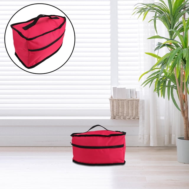 Houderco Maletín Organizador Para De Viaje Con Vertical Y Mango Color Rosa