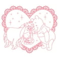 thumbnail image 2 of Girls Winnie the Pooh Eeyore Heart and Love Friend T Shirt, 2 of 5