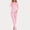 Pink, variant on Womens Thermal Set Ultra-Soft Set with Fleece Lined Base Layer Top & Long Johns Bottom Women Cold Weather Top Bottom