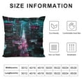 thumbnail image 5 of GOSMITH  Aerial Photo of Night City Pillow Covers King, Farmhouse Throw Pillow Covers Cushion Case for Spring Home Sofa Couch Decoration, 5 of 5