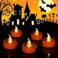thumbnail image 3 of Vela LED de Halloween para decoración del Festival, candelabro electrónico pequeño, lámpara de regalo, 1/2/3 Uds., 3 of 4
