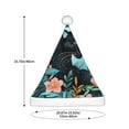 thumbnail image 3 of Cauagu Black Panther Floral Illustration for Adult Christmas Hat,1-Pack Xmas Holiday Hat Santa Hat for Women & Men Festive Headwear Accessories Fit for Christmas/New Year/Party, 3 of 6