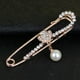 thumbnail image 2 of 2pcs Lady Women Rhinestone Faux Pearl Pin De Seguridad Broche Sombrero Bufanda Sunnimix Broche de seguridad de seguridad grande, 2 of 8