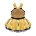 thumbnail image 2 of DPOIS Girls Shiny Sequin Sleeveless Mesh Tutu Dress Ballerina Dance Outfits, 2 of 7