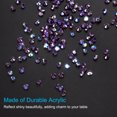 thumbnail image 3 of Uxcell 14000Pcs Acrylic Wedding Table Diamonds 3mm Crystals Gems for Decorations, Dark Purple AB, 3 of 6