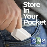 GMS Squeezable Pocket Pill Case - Small, Lightweight Pill Organizer Ideal for Travel - Holds Medicines Securely - Sturdy Design with Easy Fuss-Free Access - Pocket Sized & Discreet