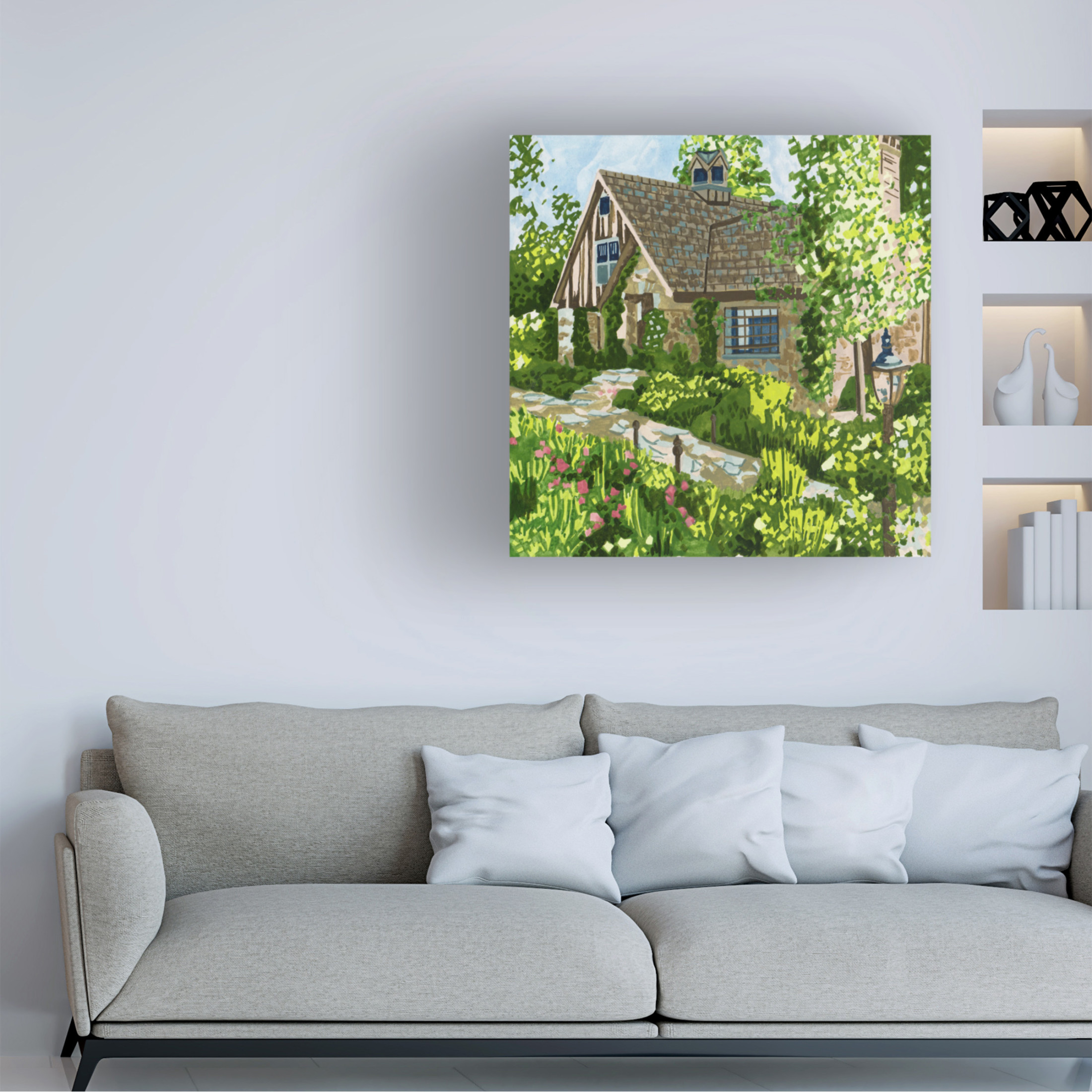 Trademark Fine Art Melissa Wang They Find a Way I Canvas Wall Art
