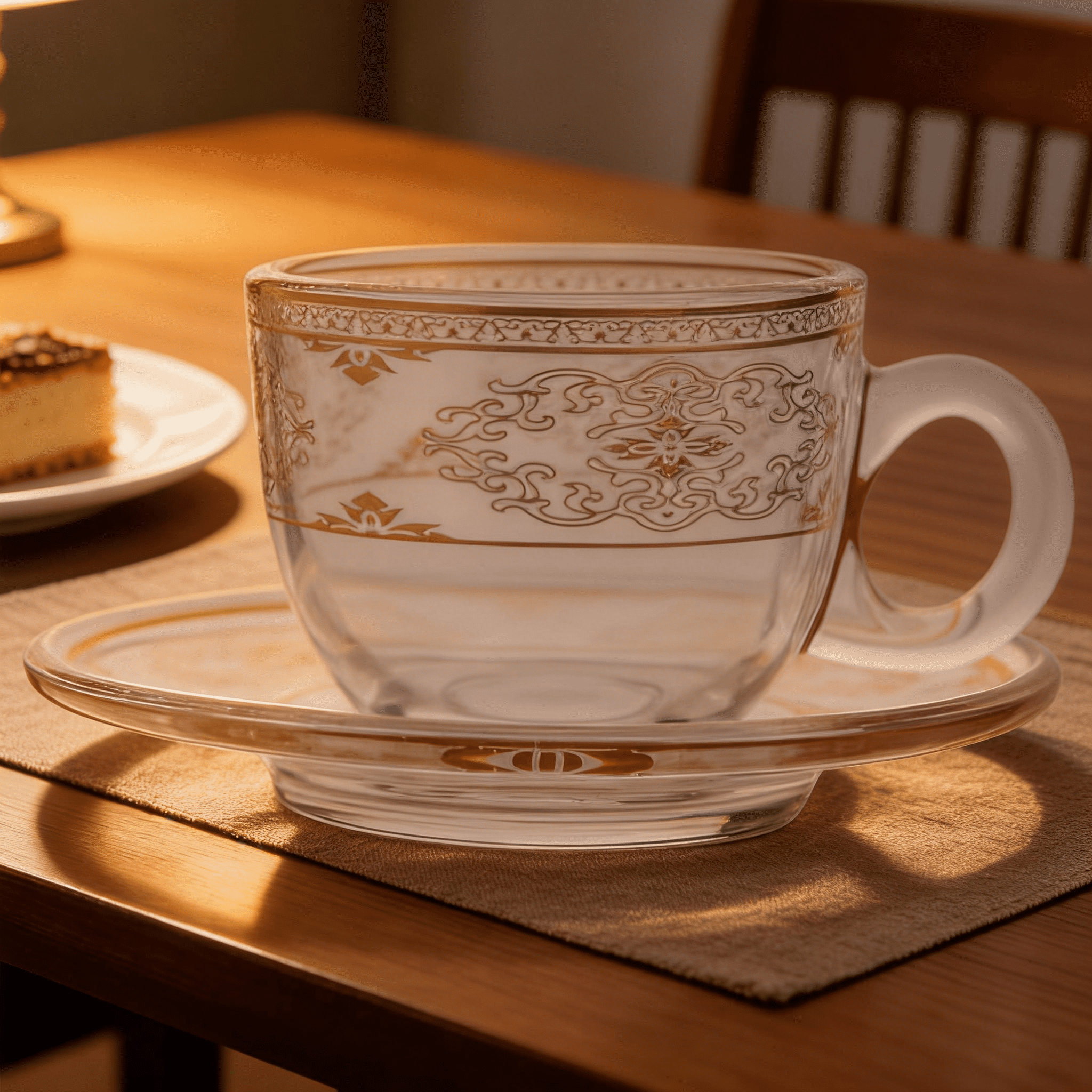 ACDANC 2026 New 6 Sets Coffee Mug,3.38 Fl Oz Complete SetsSets Glass Tea Cups and Saucers,Latte Style Espresso Cup