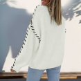 thumbnail image 5 of Sweaters for Women 2025 Fall Winter Long Sleeve Crewneck Loose Knit Sweater Jumper Top Womens Pullover Sweaters, 5 of 7