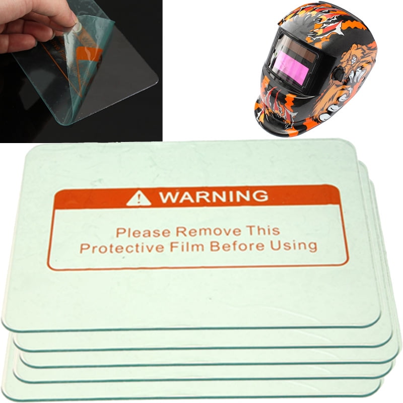 5pcs 4.5/'/' x 3.5/'/' Clear Safe Welding Cover Lens Splash Protect Welding Helmet
