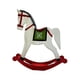 thumbnail image 3 of Caballo balancín de madera, decoración de mesa de Navidad, estatuilla de caballo balancín de Navidad, adorno de Navidad para fiesta en sala de estar, 3 of 9