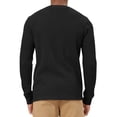thumbnail image 3 of Ma Croix Mens Heavyweight Thermal Shirt Soft Cotton Active Big and Tall Stretchy Waffle Tee, 3 of 4
