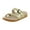 Gold Leather, variant on Carmela Women's Sandals Oatmeal Beige Leather Size 9.5 W