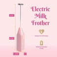 thumbnail image 5 of KNACK - 2025 New Choice,Electric Frother, Handheld Drink Mixer, Battery Powered, 2Aa, 5 of 6