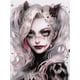 thumbnail image 1 of Pintura de diamantes de polvo de hadas Harley Quinn, mosaico de arte del Joker de la chica del payaso, bordado de punto de cruz, diamantes de imitación, decoración del hogar, regalo, 1 of 4