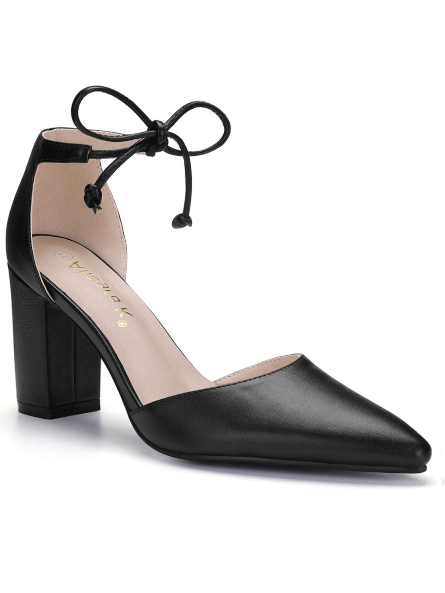 Details about   Womens Ladies Fashion Retro Velvet Bow Tie Mid Heel Ankle Strap Court Shoes 