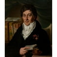 thumbnail image 2 of Dmitry Levitzky 15x17 Black Ornate Wood Framed Double Matted Museum Art Print Titled - Portrait of Alexander Stakhiev (1818), 2 of 5