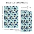 thumbnail image 3 of Haiem Penguins Whales Pattern Decorative Wall Plates, 1-Gang 5.0" x3.0", Unbreakable Thermoplastic Faceplate Cover for Decorator Receptacle Outlet & Switch-Style V, 3 of 6