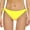 Yellow, variant on Siilsaa Women's Tie Side Bikini Bottoms Mid Rise String Bathing Suits Bottom Black,XS