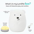 thumbnail image 5 of LumiPets&reg; Junior Bear - Children's Nursery Touch Night Light, 5 of 9
