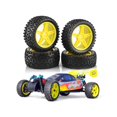 thumbnail image 3 of 4 piezas de llantas de 87 mm para 144001 144010 124007 124017 TT02B 1/10 1/12 1/14 RC Car Off Road, 3 rojas, 3 of 5
