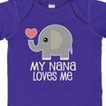 thumbnail image 4 of Inktastic Nana Loves Me for Grandkids Boys or Girls Baby Bodysuit, 4 of 5