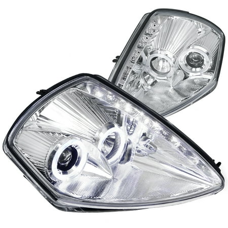 - Spec-D Tuning 2000-2005 Mitsubishi Eclipse Smd Led Dual Halo Projector Headlights Lamps 00 01 02 03 04 05 (Left + Right)
