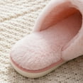 thumbnail image 3 of Women's  Cartoon  Fuzzy House Cute bunny ears  Foam Slippers, Furry Faux Fur Lined Bedroom Shoes for men and women, 3 of 9