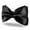 Black, variant on EKIND Men's Pre-tied Bowties Formal Satin Solid with Adjustable Neck Band,Gift Idea For Men And Boys (Dark Red)