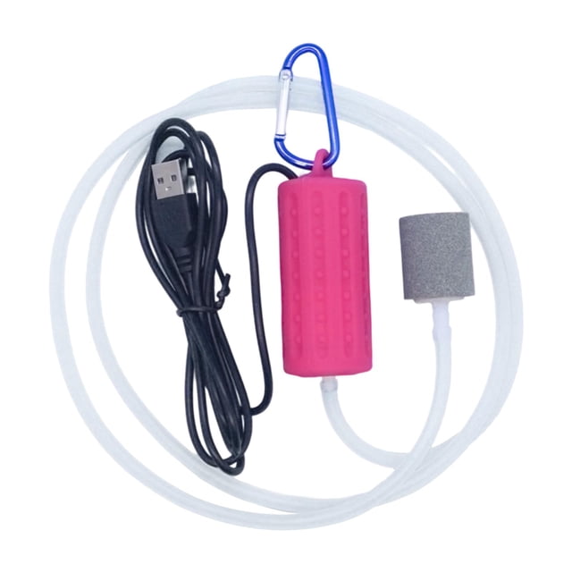de oxígeno de acuario USB, bomba de aire para de , rojo Zulema Bomba de aire de acuario