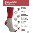 thumbnail image 4 of Yacht & Smith Womens Cotton Thermal Crew Socks, Cold Weather Boot Sock Bulk (48 Pairs Thermal Crew), 4 of 8