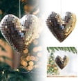 thumbnail image 2 of Disco Corazón Adornos Decoración de la boda Colgante en forma de corazón, 2 of 5