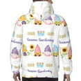 thumbnail image 7 of Wukai Watercolor Gnome Garden Print Men Hoodies Fleece Sweatshirts Long Sleeve Sweaters Pullover Fall Outfits Winter Clothes-Small, 7 of 7