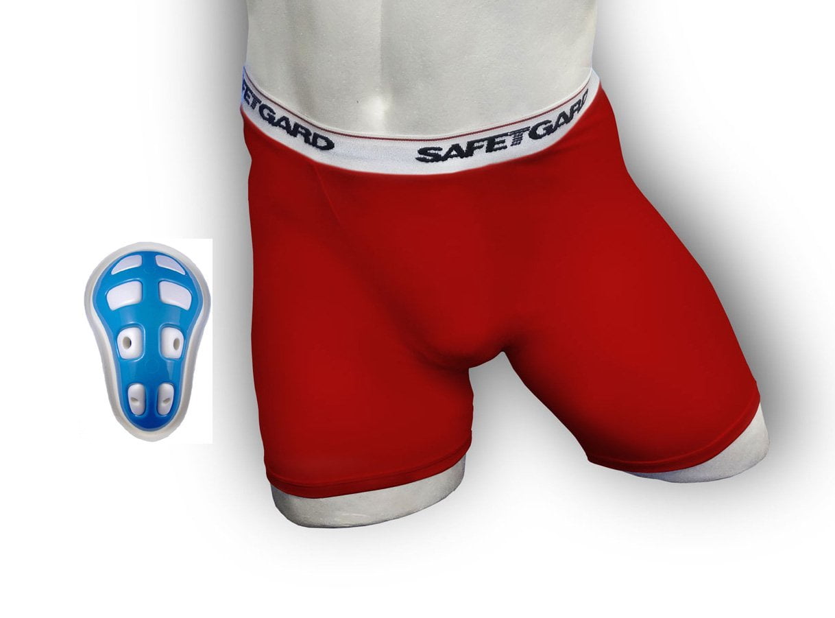 SafeTGard Mens Sliding Short with Cage Cup (Available in 4 Colors