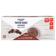 (3 pack) Equate Max Protein Nutrition Shake, Chocolate Flavored, 12 (11 fl oz) Shakes