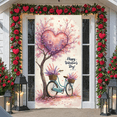thumbnail image 5 of Heart-shaped Love Banner Puppy Pattern Heart Display Red Pink Rose Decor Romantic Backdrop for Valentine's Day Wedding Pet Party, 5 of 8