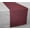 Burgundy, variant on Waterproof Canvas Table Runner by Penny's Needful Things (3 Feet Long - SCALLOPED) (White)