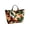C, variant on Christmas PVC Tote Bag, Large Waterproof Printed Reusable Shoulder Handbag for Gifts, Groceries, Travel, Holiday Shopping and Carrying