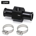 thumbnail image 1 of Black Water Temp Gauge Radiator Temperature Water Temp Joint Pipe Sensor 18mm 20mm 22mm 24mm Hose Adapter, 1 of 1
