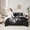 Black Grey, variant on Castle Fairy Crystal Butterfly 7-Piece Bedding Comforter Set for Teens Girls Women,Bling Splash Glitter King Bedding Sets,Dreamy Princess Ultra Soft Bed Sheets,Ultra Soft Home Decor