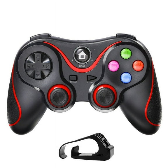 V8 2.4G Wireless Game Controller PC Game Controller Dual Vibration Gaming Controller for Android/iOS/PC/PS3/Switch/Mobile Phone