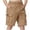 00-Khaki1484, variant on Sonxahe Toddler Boy's Pull On Cargo Shorts Solid Summer Slim Fit Classic Athletic Shorts,Black