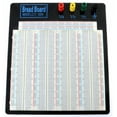 thumbnail image 3 of TEKTRUM EXTERNALLY POWERED SOLDERLESS 3220 TIE-POINTS EXPERIMENT PLUG-IN BREADBOARD WITH ALUMINUM BACK PLATE AND 140 PIECES PRE-FORMED SOLID JUMPER WIRES FOR PROTO-TYPING CIRCUIT/ARDUINO, 3 of 6