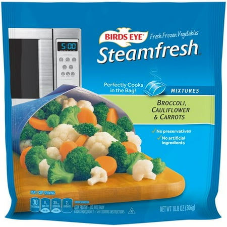 Nutrition Facts Birds Eye Steam Fresh Vegetables go on sale for as low as $1/bag. SmartSource and Red Plum both offer coupons that tend to be a low-priced coupon of $ off 2. SmartSource and Red Plum both offer coupons that tend to be a low-priced coupon of $ off 2.
